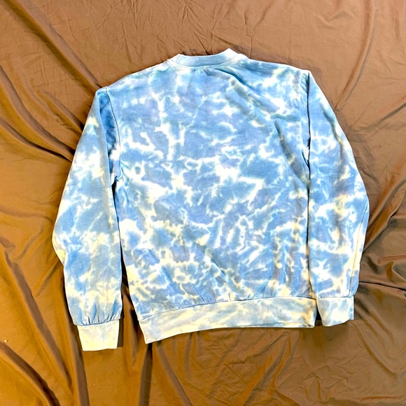 Sublime Band Blue Tie Dye Sun Crew Neck Pullover Sweatshirt Small - Picture 3 of 4